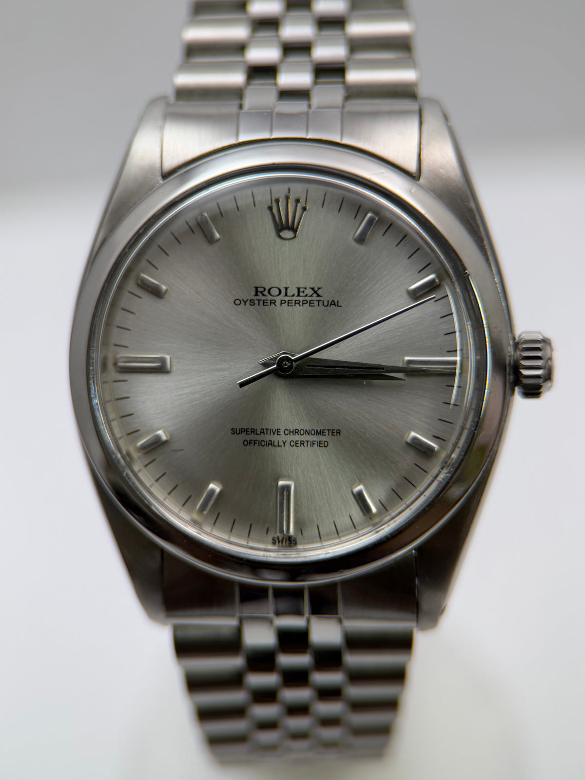 Watch dial and bracelet after overhaul