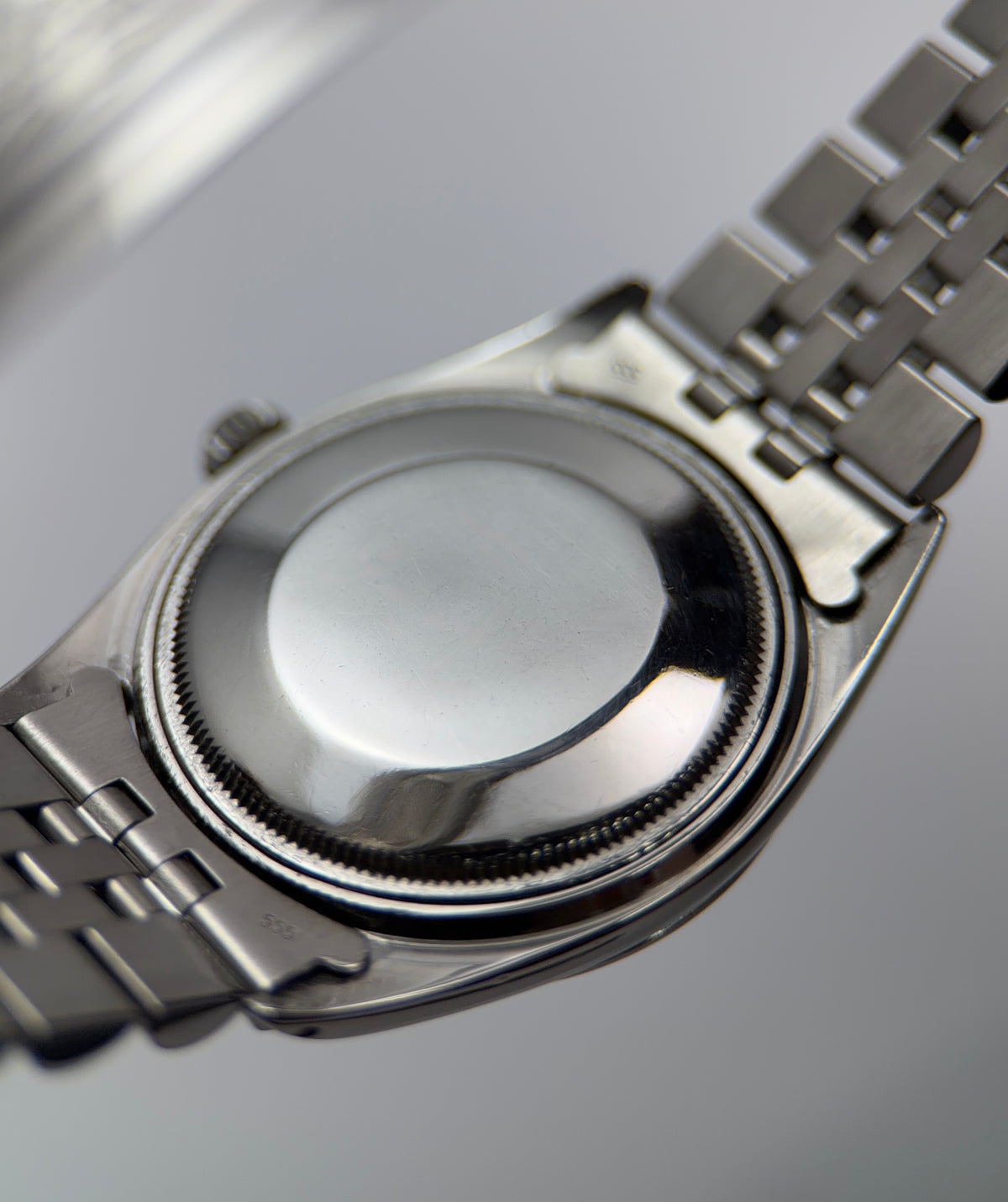 Watch caseback and bracelet after overhaul