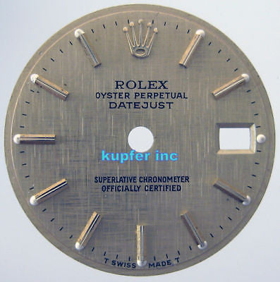 Rolex Ladies Datejust Dial - Cotton - Kupfer Jewelry