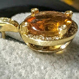 POIRAY of Paris "Golden Dreams" Diamonds & Citrine Earrings