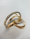 "Braid of Elegance" Ring Hand-Made in Italy