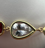 "Rain of Colors" Gem Linked Bracelet by Kupfer Design